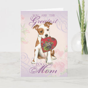 Am Staff Heart Mum Card