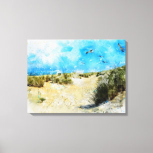 Am Strand Canvas Print