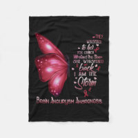 Am The Storm Brain Aneurysm Awareness Butterfly