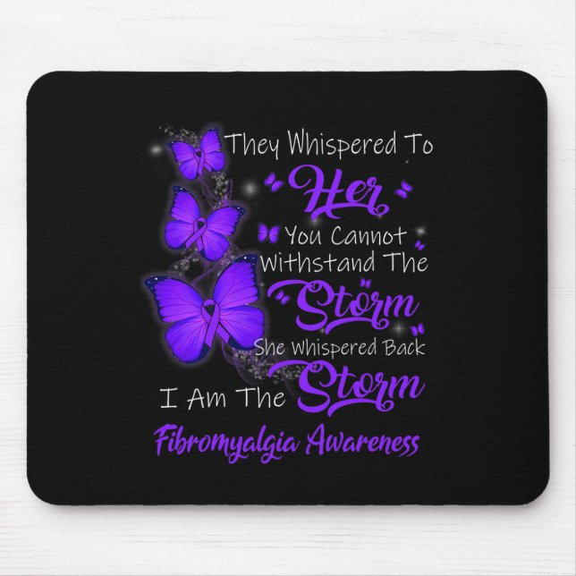 Am The Storm Fibromyalgia Awareness  Mouse Mat (Front)