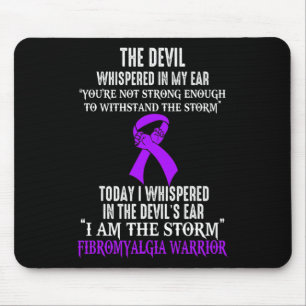Am The Storm Fibromyalgia Awareness Warrior  Mouse Mat