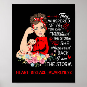 Am The Storm Heart Disease Awareness  Poster