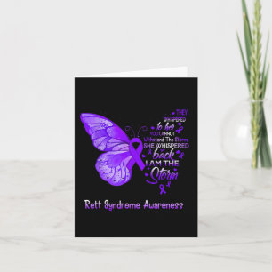 Am The Storm Rett Syndrome Awareness Butterfly Card