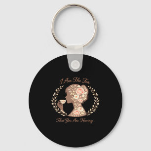 Am the tea will be having sarcastic british humour key ring