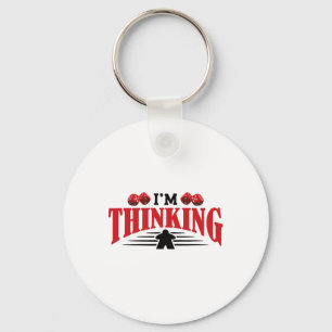 Am Thinking Board Game Board Gamer Tabletop Key Ring