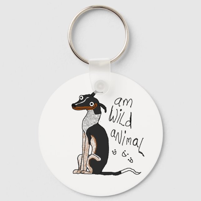 Am Wild Animal Key Ring (Front)