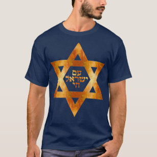 Am Yisrael Chai Star Of David Hebrew Bible T-Shirt
