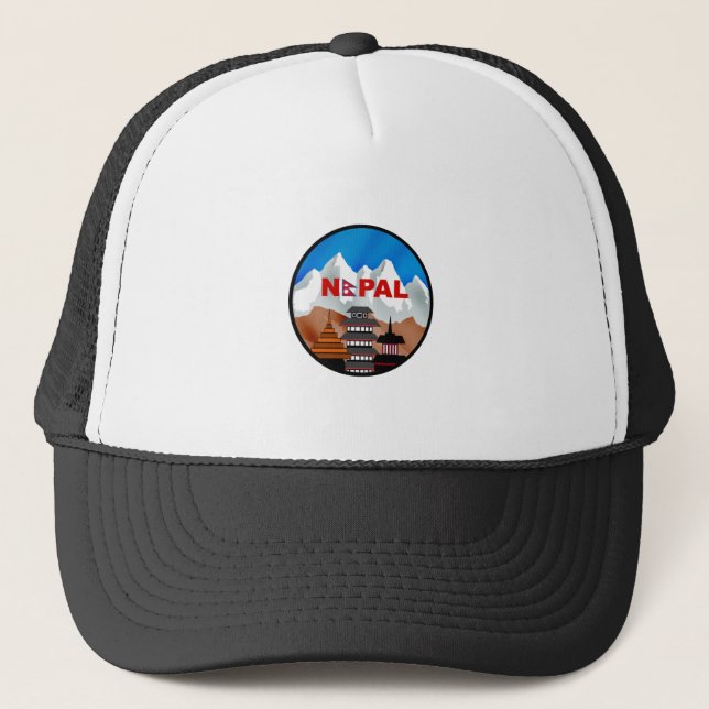 AMACEMENT OF NEPAL TRUCKER HAT (Front)