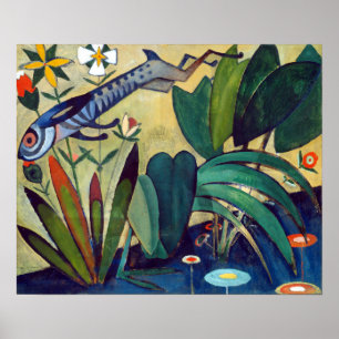 Amadeo de Souza Cardoso The Leap of the Rabbit Poster