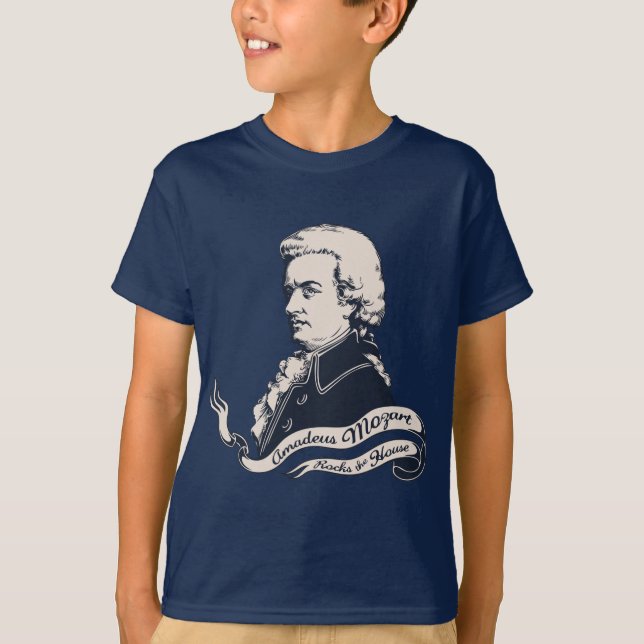 Amadeus Rocks the House T-Shirt (Front)
