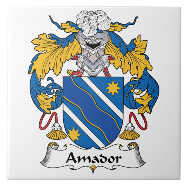 Amador Family Crest Tile (Front)