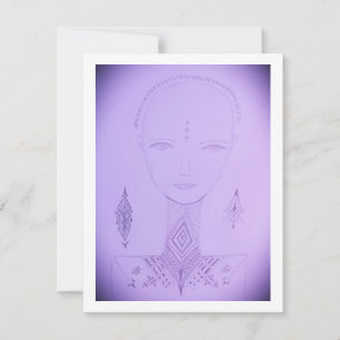 Amal Galactic Portrait Art Card