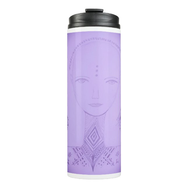 Amal Unique Colourful Portrait Thermal Tumbler (Front)