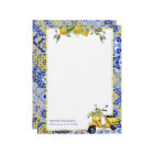 Amalfi Blue Tile Italian Scooter Lemons Capri