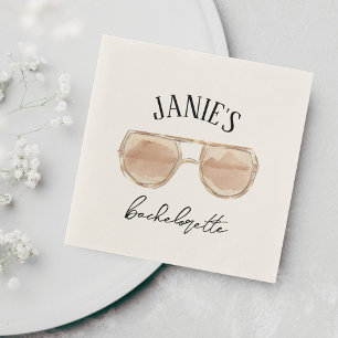 Amalfi Coast Bachelorette Party   Sunglasses Napkin