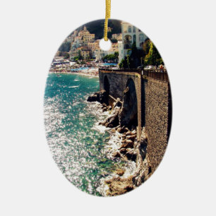 Amalfi Coast Ceramic Tree Decoration