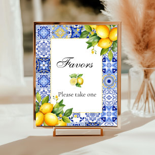 Amalfi Coast Italian Baby Shower Favours  Poster