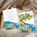 Amalfi Coast Italian Wedding Invitation<br><div class="desc">Amalfi Coast Italian Wedding Invitation</div>