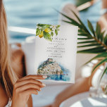 Amalfi Coast Italian Wedding Save The Date Invitation<br><div class="desc">Amalfi Coast Italian Wedding Save The Date Invitation</div>