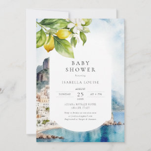 Amalfi Coast ItalianLemon Baby Shower Invitation