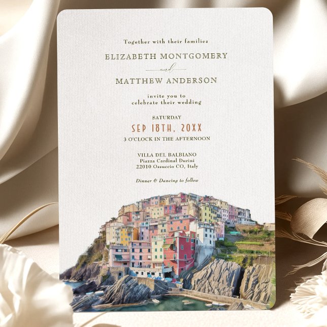 Amalfi Coast Italy Destination Wedding Invitation (Creator Uploaded)