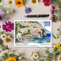 Amalfi Coast Italy Destination Wedding QR Code