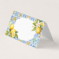 Amalfi Coast Italy Place Card Table Decor