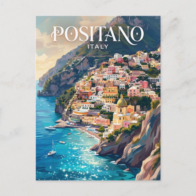 Amalfi Coast Italy Postcard (Front)