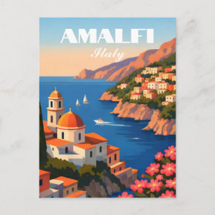  Amalfi Coast Italy Postcard