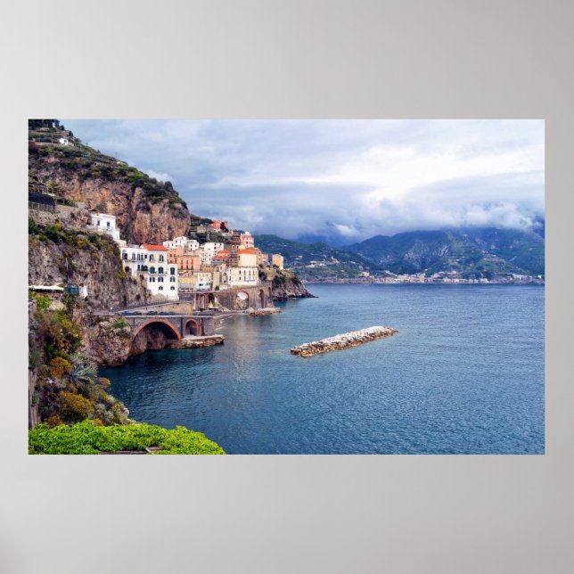 Amalfi Coast Italy Poster (Front)