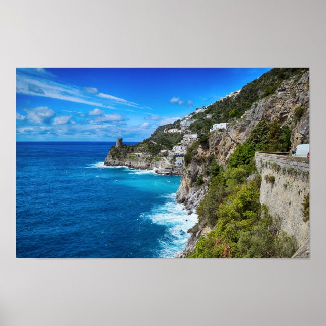 Amalfi Coast Italy Poster (Front)