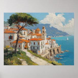 Amalfi Coast Italy  Poster