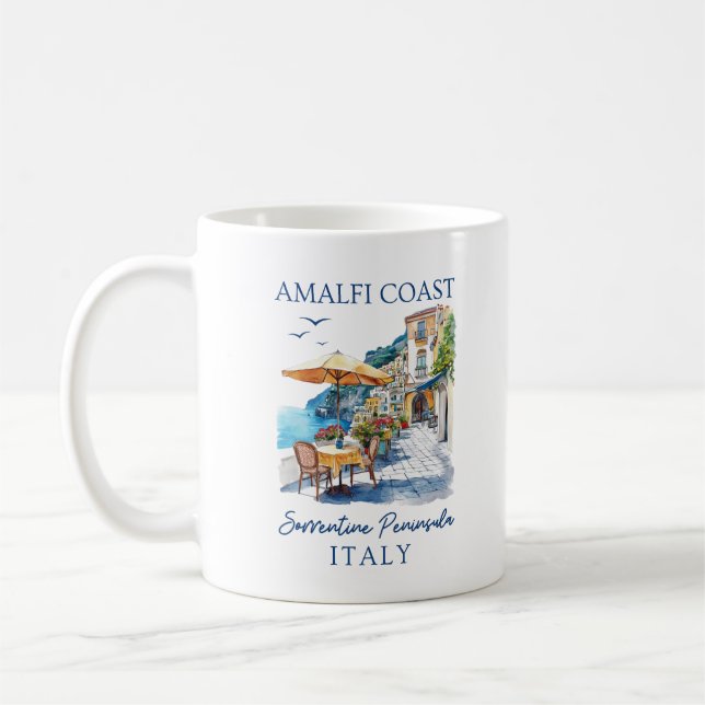 Amalfi Coast Italy Scenic Summer Coffee Mug (Left)