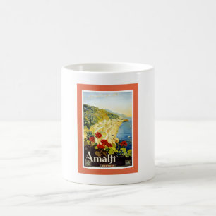 Amalfi Coast, Italy Vintage Travel Advertisement Coffee Mug