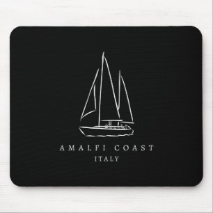 Amalfi Coast Italy Yachting Sea Ocean Swim Club Fa Mouse Mat