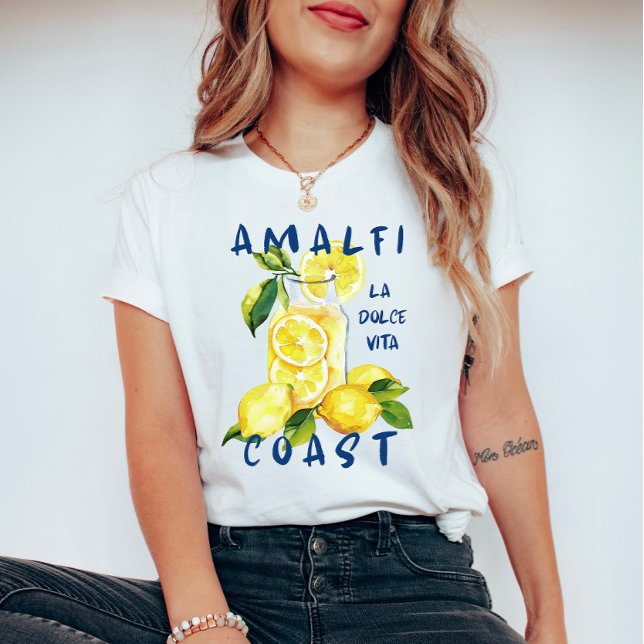 Amalfi Coast La Dolce Vita – Italian Limoncello T-Shirt (Creator Uploaded)