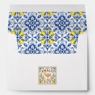 Amalfi Coast Lemon Italian Ceramic Tile Mediterran Envelope