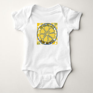 Amalfi Coast Lemon Mediterranean Baby Shower  Bodysuit