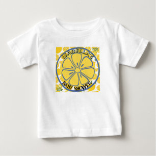 Amalfi Coast Lemon Mediterranean Baby Shower T-Shirt