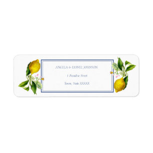 Amalfi Coast Lemon Tiles Italy Personalised names