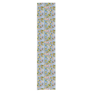 Amalfi Coast Lemon Tiles Italy  Short Table Runner
