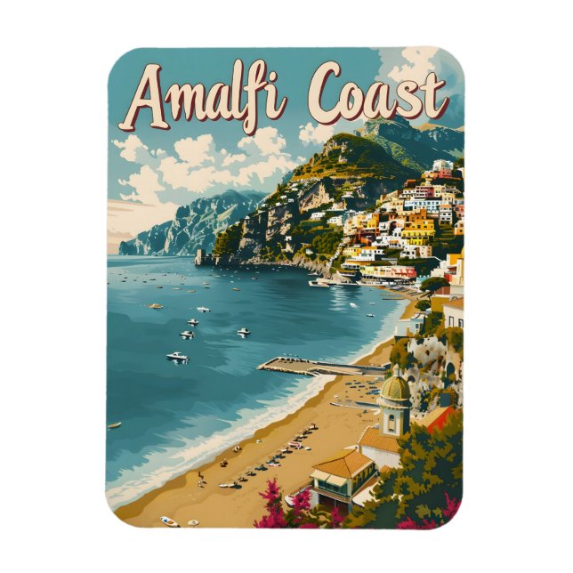 Amalfi Coast Magnet (Vertical)