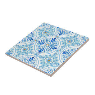 Amalfi Coast Mediterranean Cobalt Blue Tile