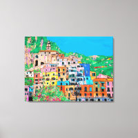 Amalfi Coast of Italy Traditional Digital Art