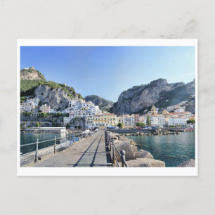 Amalfi Coast port Postcard
