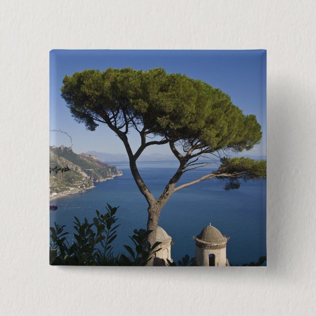 Amalfi coast, Ravello, Campania, Italy 15 Cm Square Badge (Front)