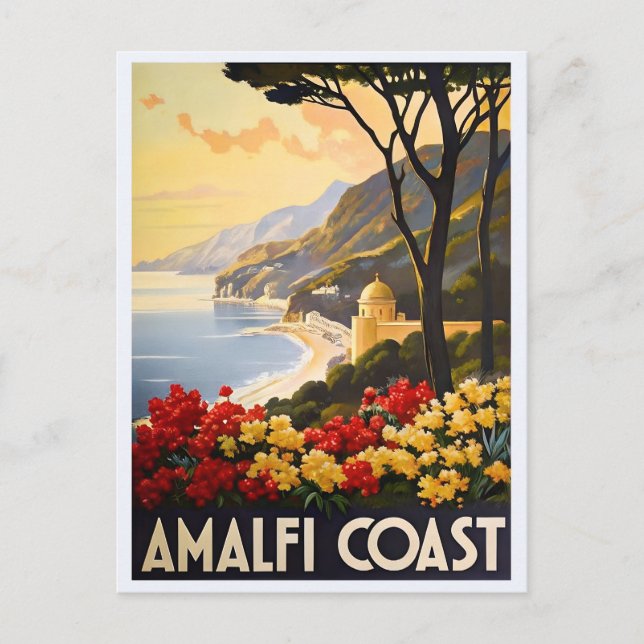 Amalfi Coast - Stunning Views of Italy's Coastline Postcard (Front)