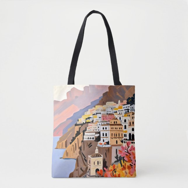 Amalfi Coast Tote Bag (Front)