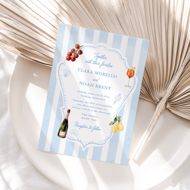 Amalfi Dolce Vita Wedding Invitation (Creator Uploaded)