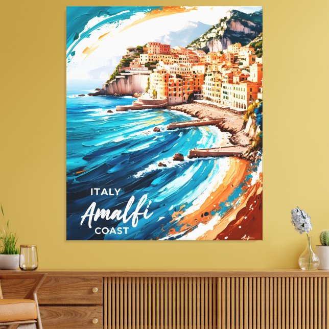 Amalfi Dreams Canvas Print (Insitu(LivingRoom))